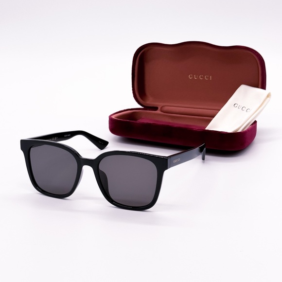 NEW GUCCI GG1346SK 002 MEN BLACK SUNGLASSES GUCCI - Picture 1 of 10